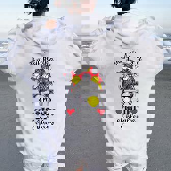 Softball Baseball Gigi Of Ballers Baseball Softball Gigi Women Oversized Hoodie Back Print | Mazezy