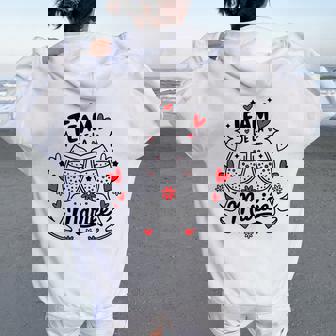 Team Mariée Evjf Personnalisable Humour Drole Sweat à capuche oversize pour femme avec imprimé dans le dos - Cadeauxyz