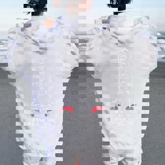 Thanks For Loving Me Best Dog Mom Ever Fur Mama Women Oversized Hoodie Back Print | Mazezy