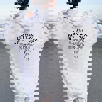 Viva Laulva Minimaliste Upulva Sweat à capuche oversize pour femme avec imprimé dans le dos - Cadeauxyz