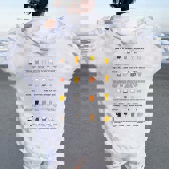 What Your Beerays About You ビールスタイルtシャツ レディース オーバーサイズ パーカー バックプリント - Kawaiitshirt