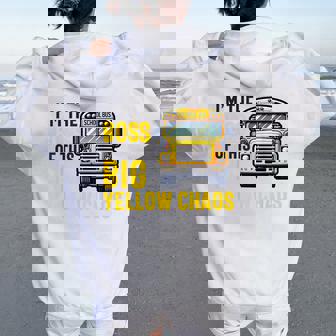 おかしなスクールバス運転手感謝 男性 女性 退職 レディース オーバーサイズ パーカー バックプリント - Kawaiitshirt