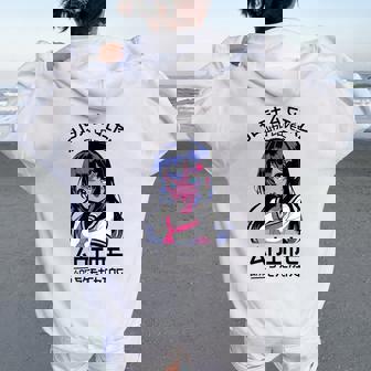 かわいい 和 かわいい アニメ 女の子 イラスト グラフィック デザイン レディース オーバーサイズ パーカー バックプリント - Kawaiitshirt