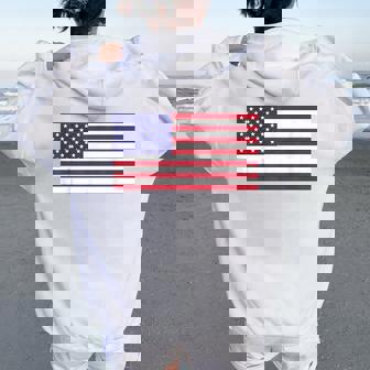 アメリカの国旗 アメリカの愛国心 アメリカの男性 女性 子供 アメリカの国旗 レディース オーバーサイズ パーカー バックプリント - Kawaiitshirt