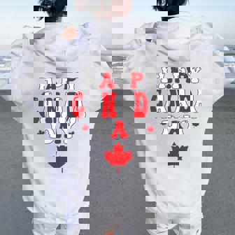 ハッピーカナダデー カナダメープル カナダの女性 メンズ キッズ レディース オーバーサイズ パーカー バックプリント - Kawaiitshirt