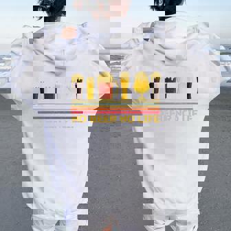 ビール 酒 面白いtシャツ No Beer No Life 飲み おもしろ 飲み会 のんべえ メンズ ネタ 服 長袖tシャツ レディース オーバーサイズ パーカー バックプリント - Kawaiitshirt