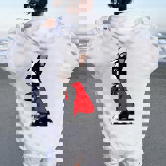 ボストンテリア I Love Mom タトゥーシャツ 面白いボストンテリア レディース オーバーサイズ パーカー バックプリント - Kawaiitshirt