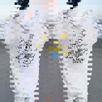 ミニオン Powered By Bananas レディース オーバーサイズ パーカー バックプリント - Kawaiitshirt
