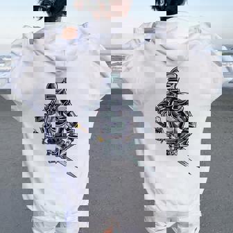 中世の兵士 騎士 戦士 ギフト 男性 女性 子供 男の子 レディース オーバーサイズ パーカー バックプリント - Kawaiitshirt