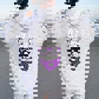 古希祝い ねこ サングラス 父 男性 女性 母 猫好き 古希 お祝い 70歳 おもしろ おもろい かっこいい レディース オーバーサイズ パーカー バックプリント - Kawaiitshirt