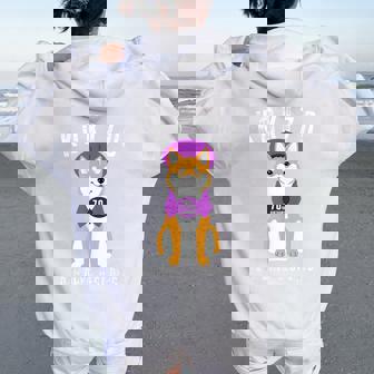 古希祝い 犬 柴犬 ちゃんちゃんこ 男性 女性 犬好き 70歳 Dog Days Best Days レディース オーバーサイズ パーカー バックプリント - Kawaiitshirt