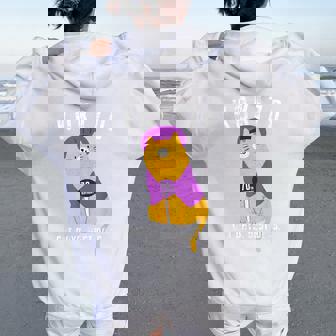 古希祝い 猫 ねこ ちゃんちゃんこ 男性 女性 猫好き 70歳 Cat Days Best Days レディース オーバーサイズ パーカー バックプリント - Kawaiitshirt