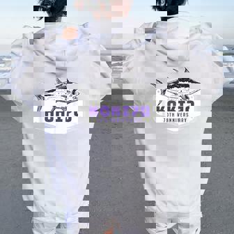 古希祝い 釣り好き お魚好き 男性 女性人気 父の日 70歳 誕生日 おしゃれ レディース オーバーサイズ パーカー バックプリント - Kawaiitshirt