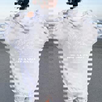 喜寿祝い ガーデニング 園芸 植物好き 観葉植物 多肉植物 おしゃれ シンプル 喜寿お祝い 男性 女性 77歳 レディース オーバーサイズ パーカー バックプリント - Kawaiitshirt