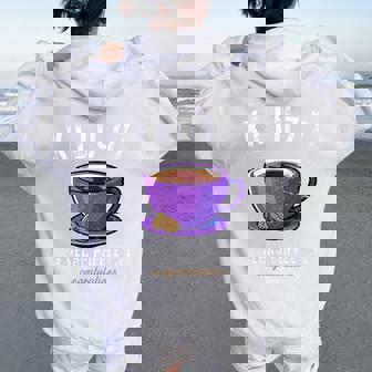 喜寿祝い コーヒー好き 父 男性 女性 喜寿 お祝い コーヒー コーヒー人生 77歳 おしゃれ レディース オーバーサイズ パーカー バックプリント - Kawaiitshirt