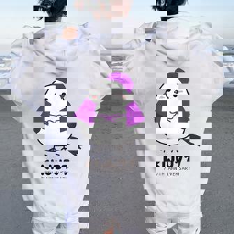 喜寿祝い シマエナガ 鳥 北海道 男性 父 女性 母 ちゃんちゃんこ 喜寿お祝い 77歳 かわいい レディース オーバーサイズ パーカー バックプリント - Kawaiitshirt