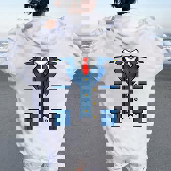 子供の男性、女性、列車の運転士の車掌衣装 レディース オーバーサイズ パーカー バックプリント - Kawaiitshirt