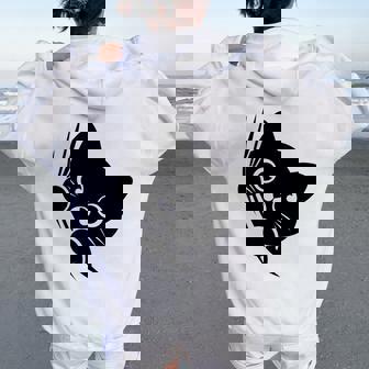 面白い猫 子猫 キティギフト 男性 女性 子供 男の子 女の子 長袖tシャツ レディース オーバーサイズ パーカー バックプリント - Kawaiitshirt