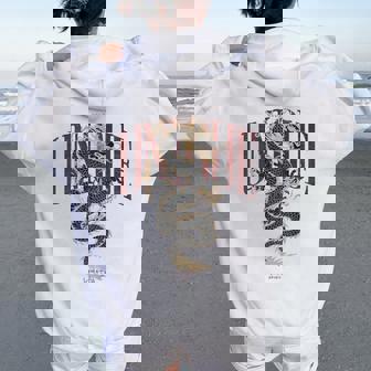 龍 美的 ヒップホップ Y2k Hip Hop 服 レトロ ヴィンテージ ストリートウェア ファッション 女性 男性 竜 レディース オーバーサイズ パーカー バックプリント - Kawaiitshirt