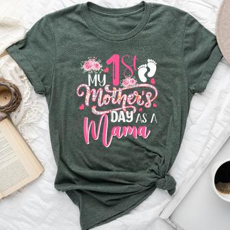 My 1St Mother's Day As A Mama Proud Expecting New Baby Bella Canvas T-shirt - Thegiftio UK