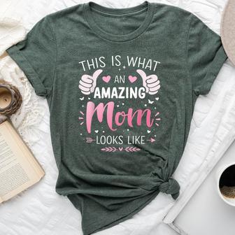 Amazing Mom Mother Looks Like Christmas Birthday Bella Canvas T-shirt - Thegiftio UK