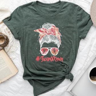 Baton Twirling Mom Of A Baton Twirler Baton Twirling Mama Bella Canvas T-shirt - Thegiftio UK