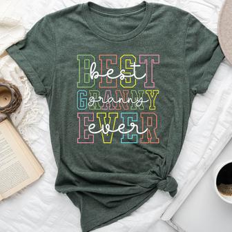 Best Granny Ever Mother's Day Mom Mama Grandma Bella Canvas T-shirt - Thegiftio UK