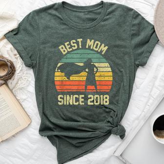 Best Mom Since 2018 Mother Mothers Retro Vintage Bella Canvas T-shirt - Thegiftio UK