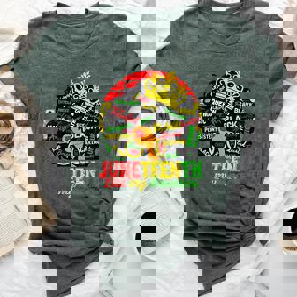 Black Freedom 1865 Junenth Like My Ancestors Bella Canvas T-shirt | Mazezy