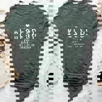 Blessed Mama Mother's Day Mother Mom Bella Canvas T-shirt | Mazezy