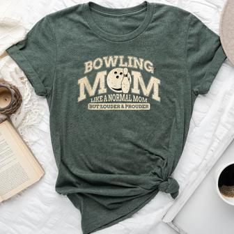 Bowling Mom Bowler Bowling Player Vintage Mother Day Bella Canvas T-shirt - Thegiftio UK