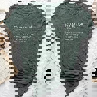 Cannabis Weed Stoner Mom Cannamom Definition Bella Canvas T-shirt | Mazezy