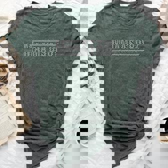 Checkered Mama's Boy For Boy Mom Mother's Day Bella Canvas T-shirt | Mazezy