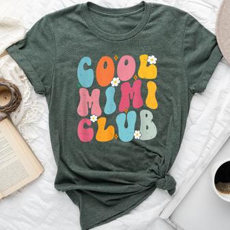 Cool Mimi Club Mother's Day Groovy Retro Best Mom Ever Bella Canvas T-shirt - Thegiftio UK