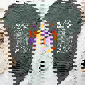 Cute Halloween Labor And Delivery Nurse Halloween L&D Nurse Bella Canvas T-shirt | Mazezy