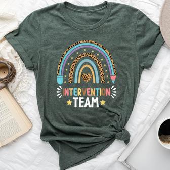 Cute Intervention Teacher Rti Interventionist Teacher Bella Canvas T-shirt | Mazezy