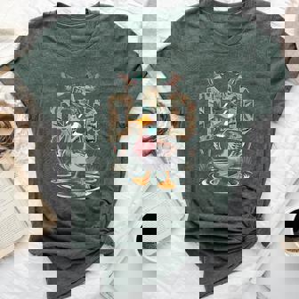 Dad Duck Hunting Mallard Camouflage Duck Hunter Father's Day Bella Canvas T-shirt | Mazezy