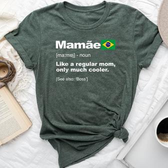 Definition Of Mamae Brazilian Mama Mother's Day Bella Canvas T-shirt - Thegiftio UK