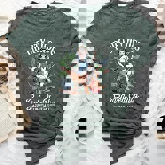 Dirty Hoes Garden Club Plant Lover Gardener Women Bella Canvas T-shirt | Mazezy