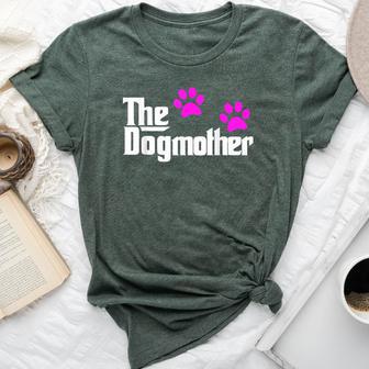 The Dogmother-Dog Lover Mother's Day Cute Idea Bella Canvas T-shirt - Thegiftio UK