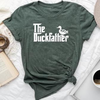 The Duck Father Duck Lover Dad Fathers Day Duck Lovers Bella Canvas T-shirt - Thegiftio UK