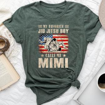 My Favorite Jiu Jitsu Boy Calls Me Mimi Mother's Day Vintage Bella Canvas T-shirt - Thegiftio UK