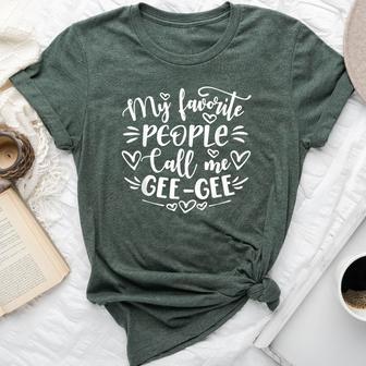 My Favorite People Call Me Gee-Gee Mother's Day Bella Canvas T-shirt - Thegiftio UK