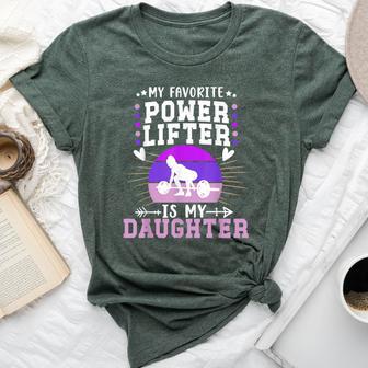 My Favorite Powerlifter Mom Powerlifting Mom Bella Canvas T-shirt - Thegiftio UK