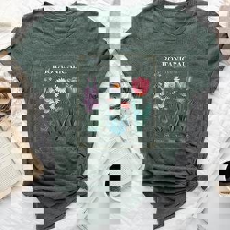 Foxglove Daisy Tulip Field Vibe Vintage Flower Arrangement Bella Canvas T-shirt | Mazezy