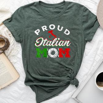 Italian Mom Italy Flag Mom Bella Canvas T-shirt - Thegiftio UK