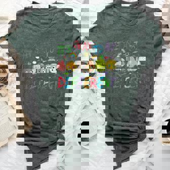 It's Ok To Be Different Apple Teacher Autism Awareness Bella Canvas T-shirt | Mazezy