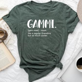 Gammi For Mother's Day Idea For Grandma Gammi Bella Canvas T-shirt - Thegiftio UK