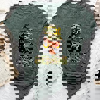 Gemini Queen Camouflage Black Woman Cap Zodiac Sign Bella Canvas T-shirt | Mazezy