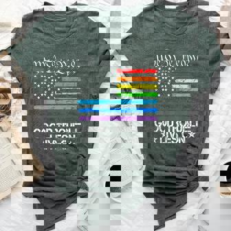 Good Necessary Trouble Lives On Rainbow Usa Flag Resistance Bella Canvas T-shirt | Mazezy